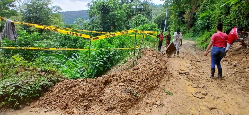 Brasso seco road collapse