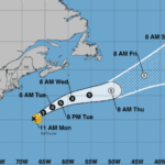 NHC following Tropical Storm Dexter in the Atlantic