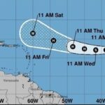 Tropical Storm Erin forms in the eastern Atlantic