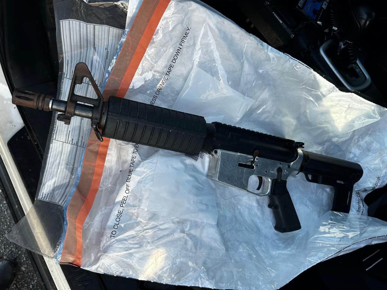 Photo AR 15 Rifle Seized by IATF on 13.08.2025