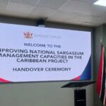 Special equipment to manage sargassum received from Japan