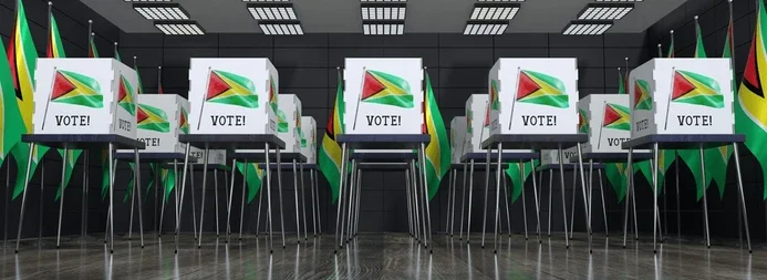 guyana polling station