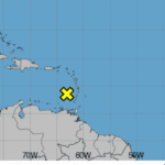 Tropical Wave heads into Caribbean Sea