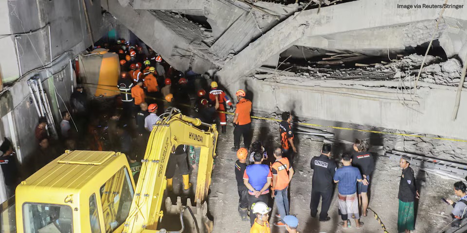 School collapse Indonesia