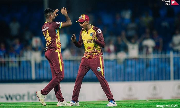 west indies celebrate