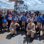 Cedros school visits USS Gravely