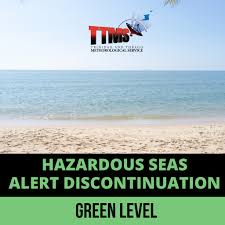 hazardous seas alert discontinuation