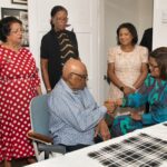 PRESIDENT AND FIRST GENTLEMAN SPREAD KINDNESS AT JC MAC DONALD HOME