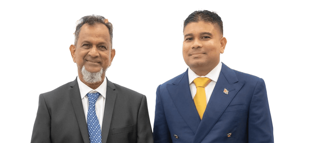 Nazar and Azrudin Mohamed