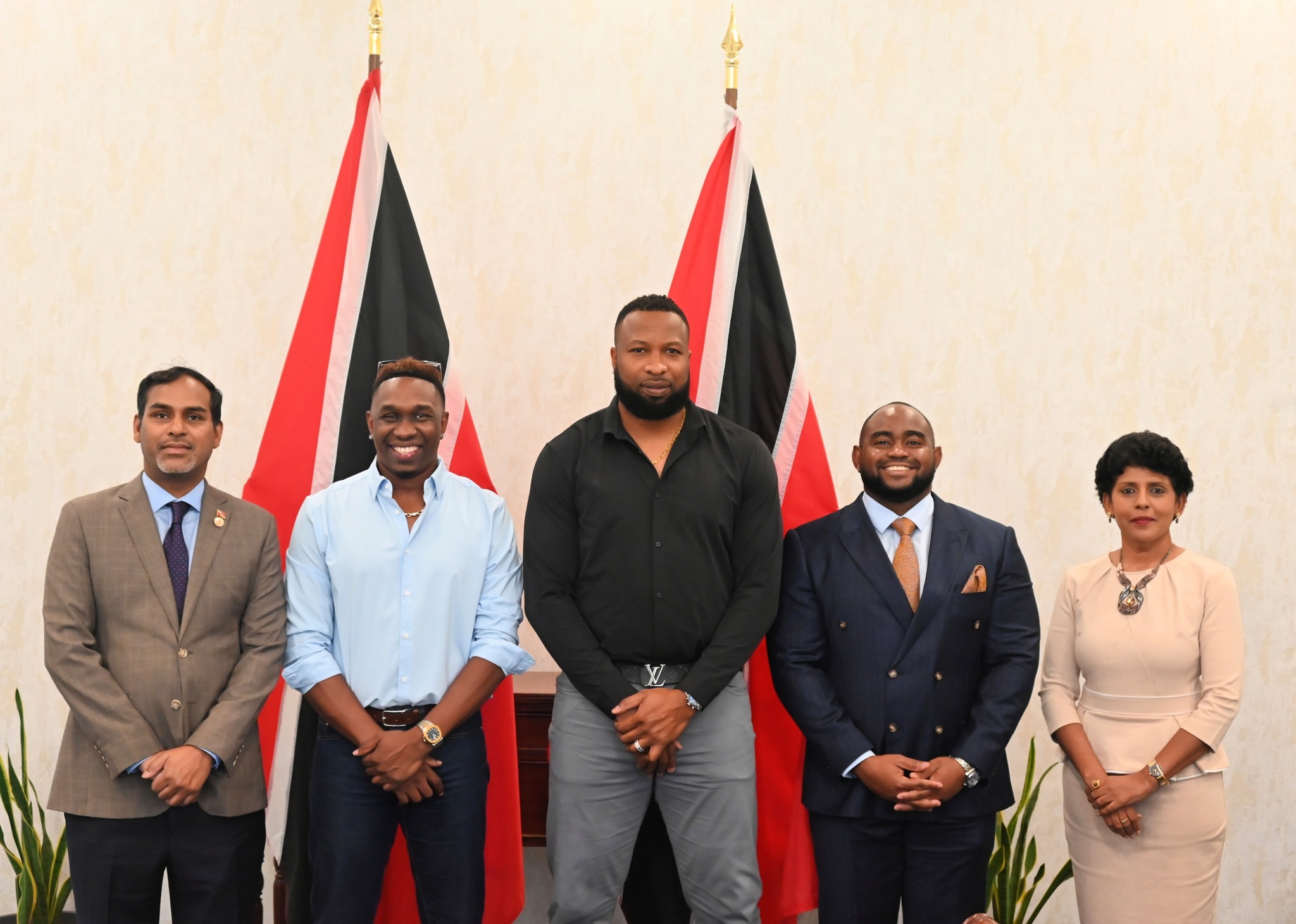 Sports Ambassadors bravo and pollard