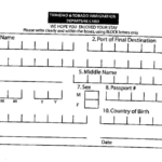 Online departure, arrival forms launching soon