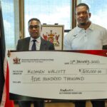 Walcott receives TT$500,000 from Ministry of Sport
