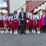 Education Minister celebrates with Holy Faith Convent Steel Orchestra