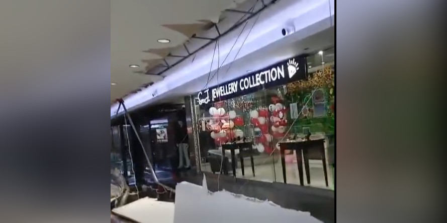 ceiling collapsed