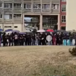 Nurses stage demonstration at EWMSC