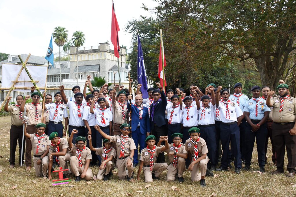 Scouts at President House