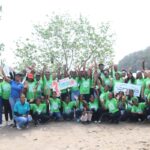 Students clear 855 pounds of coastal waste