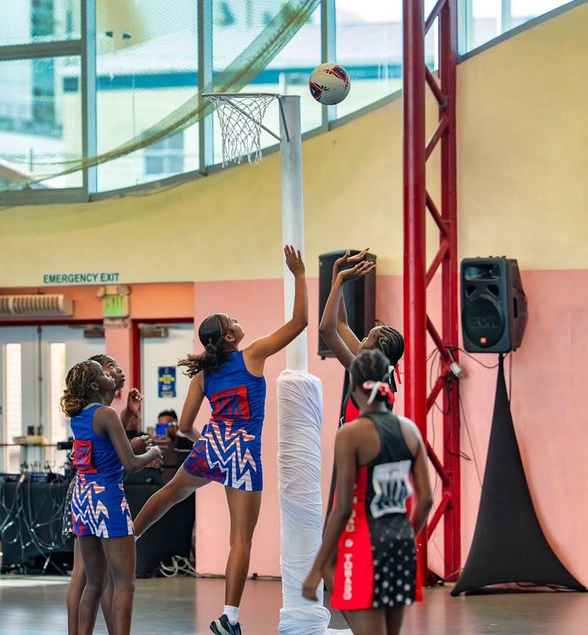 T&T U16 netballers
