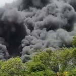 Fire blazes through Globe City Complex in Chase Village