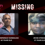 MISSING: 60-year-old Latchmepersad Rambhajan, 37-year-old Jevon Stewart