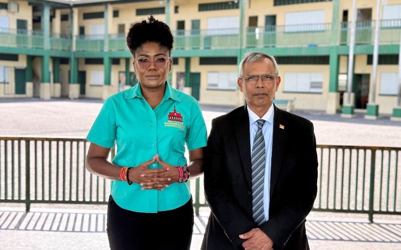 Michelle Benjamin and Prakash Persad