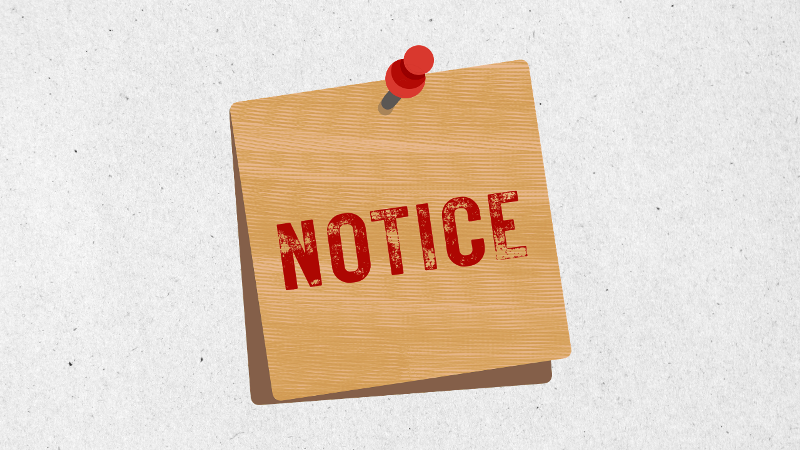 Notice