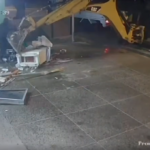 Bandits use backhoe in attempted ATM robbery, Police seek 2 suspects