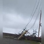 Comms tower in Flagstaff, Tobago damaged