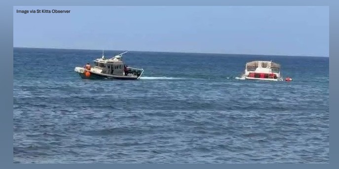 Sinking Ferry St Kitts