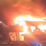 Early morning fire destroys old Chaguanas Health Centre