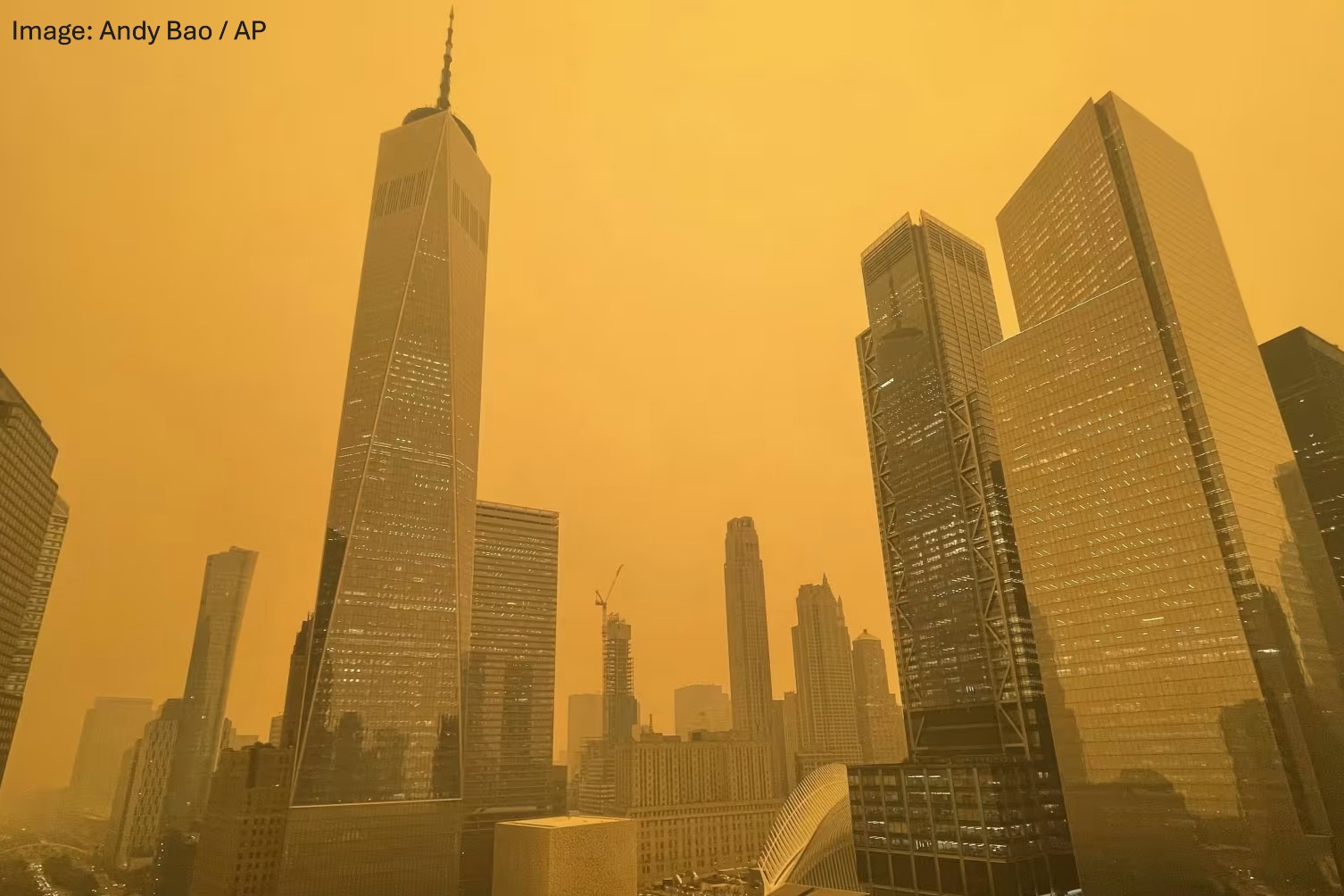 Canada Wildfires New York
