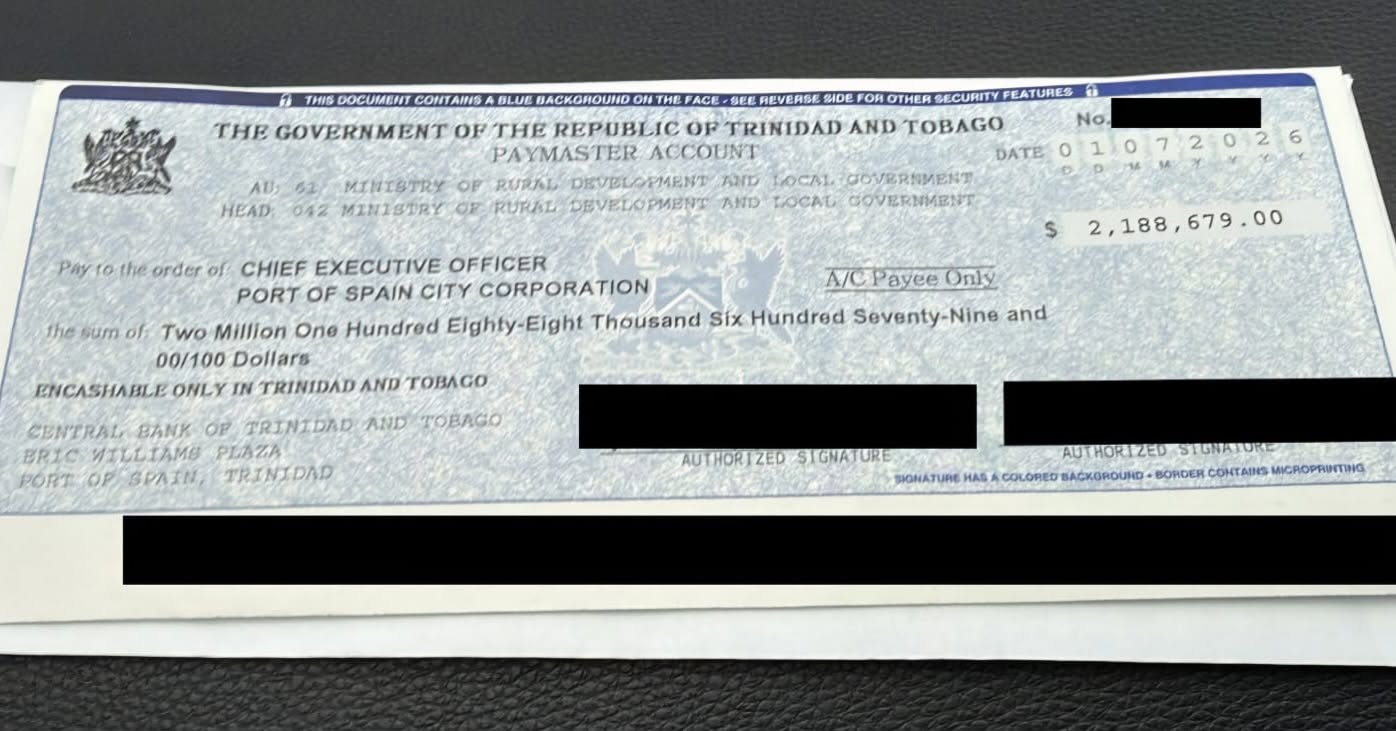 POS Corporation Cheque