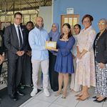 One-off grant presented to the San Fernando Centre for Displaced Persons