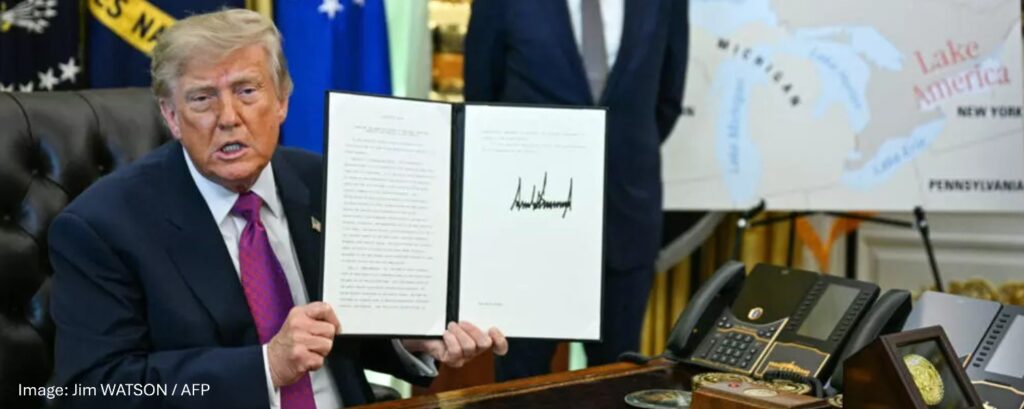 Trump order lake ontario