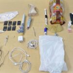 Puncheon, suspected drugs, phones and more seized in latest prison search