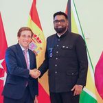 Guyana's President awarded CEAPI Medal of Honour in Madrid