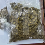 Police arrest 3 men, seize marijuana, recover stolen car