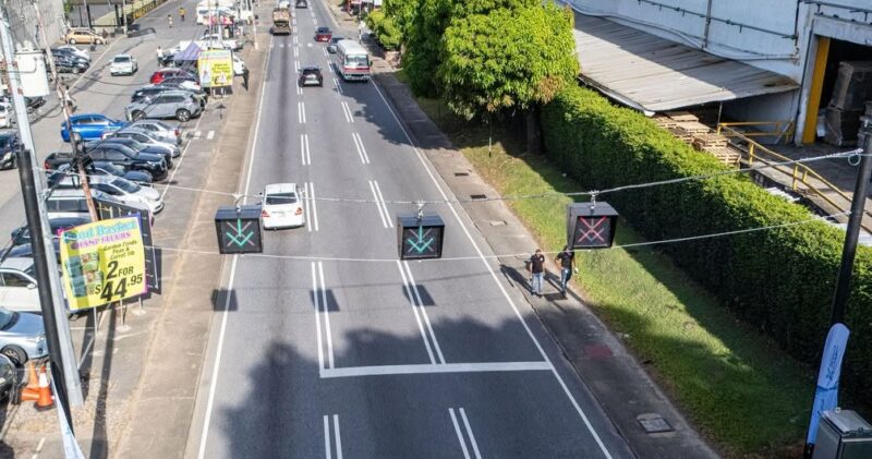 Reversible Lane Control System