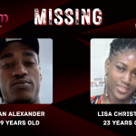 MISSING: 19-year-old Ryan Alexander, 23-year-old Lisa Christian